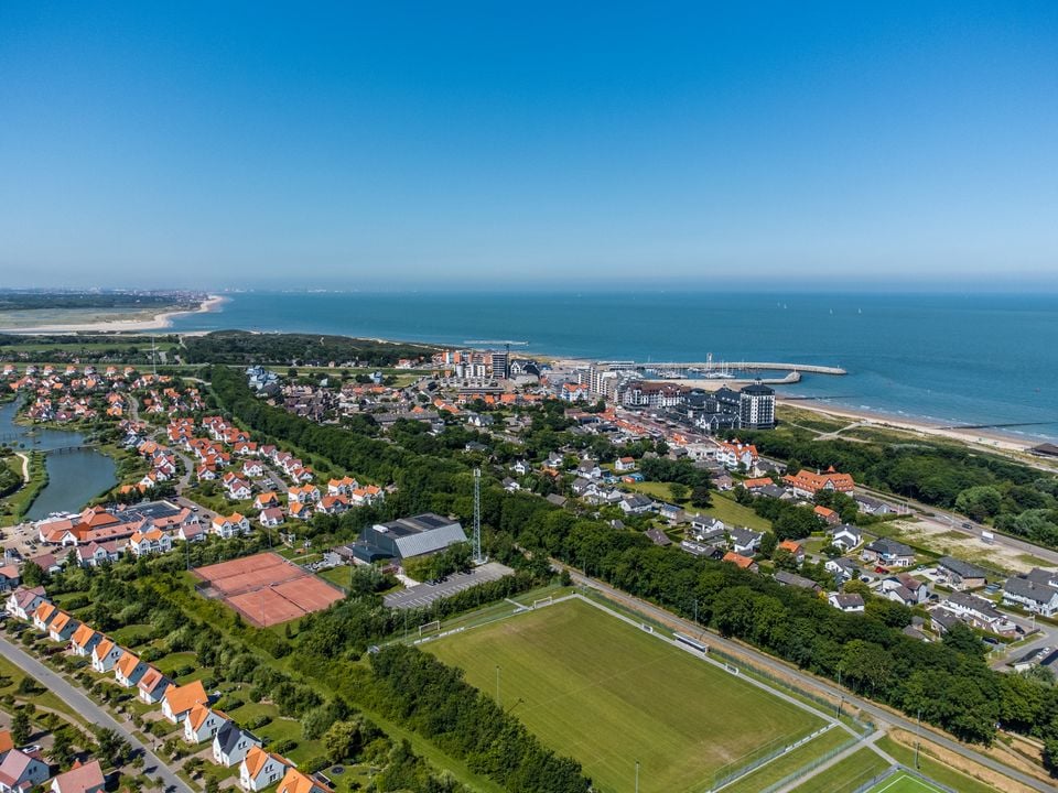 Luchtfoto van zeeuws-vlaanderen