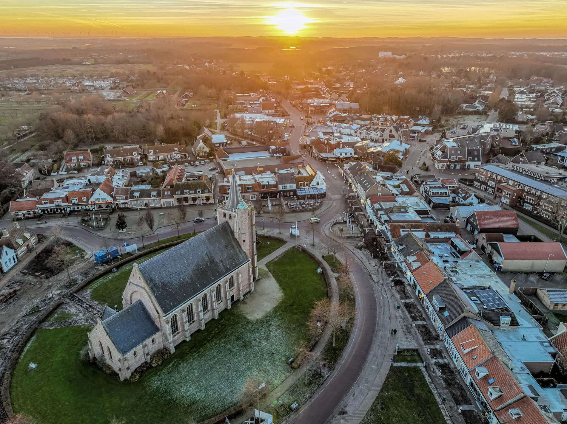 Renesse vanaf boven